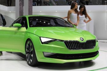 Skoda VisionC можно заправлять газом