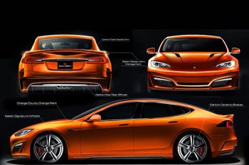 Тюнинг Tesla Model S от ателье Saleen