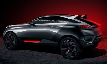 Французы показали гибридный концепт Peugeot Quartz Французы показали гибридный концепт Peugeot Quartz