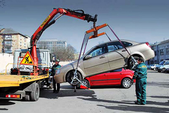 Эвакуация автомобилей при различных поломках