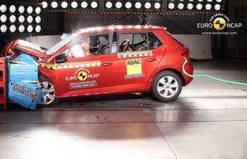 Skoda Fabia получила высокие оценки на краш-тесте