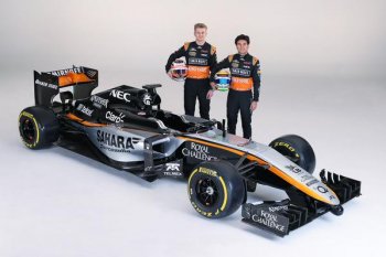 Команда Force India показала новую раскраску своего болида